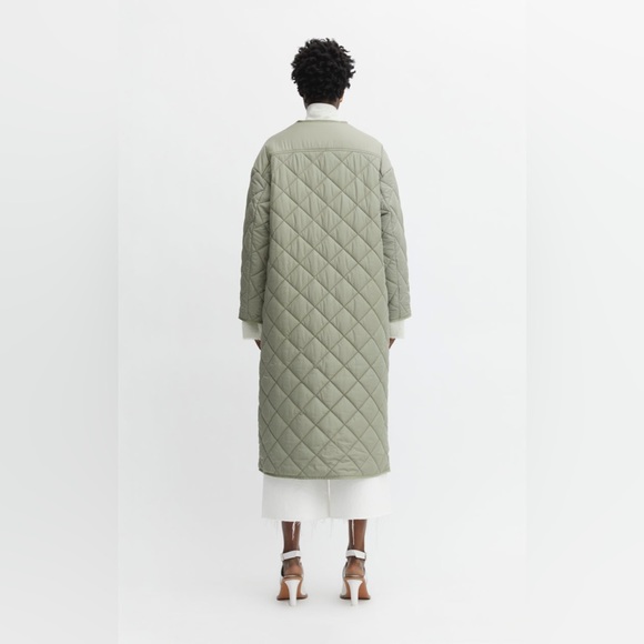 Rodebjer long Jacket Quilted - olive leaf - RARE -SOLD OUT-EUC - Picture 3 of 3